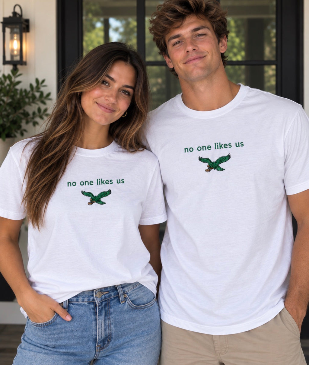 No One Likes Us | Embroidered Eagles T-Shirt